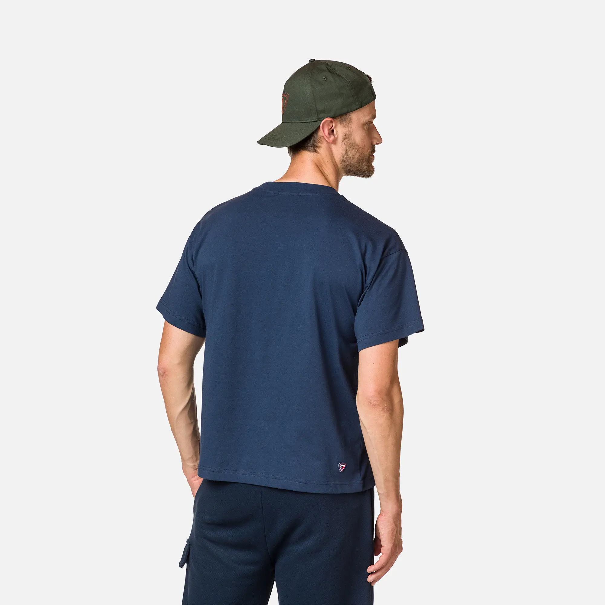 Tricou barbati Rossignol ROSSI COMFY TEE Print Dark navy [2]