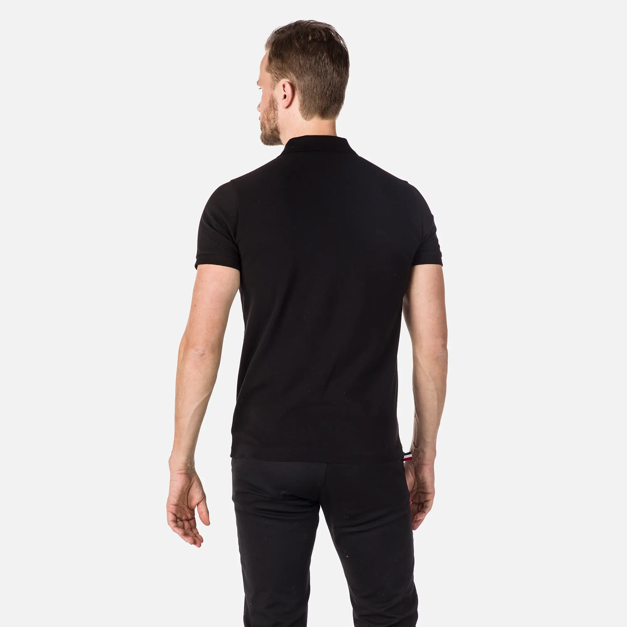 Tricou barbati Rossignol LOGO Polo Black [2]