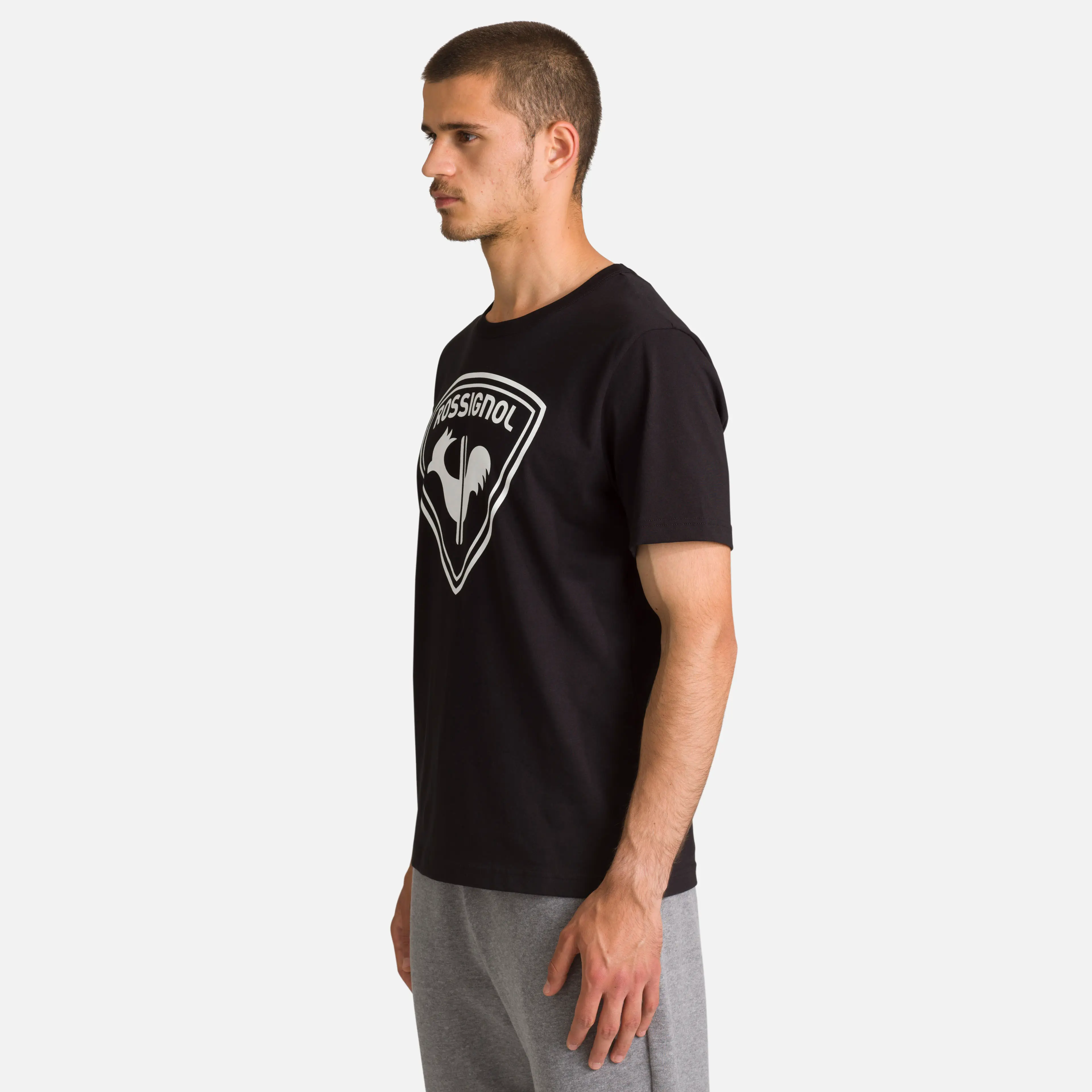 Tricou barbati Rossignol LOGO ROSSI Black [3]