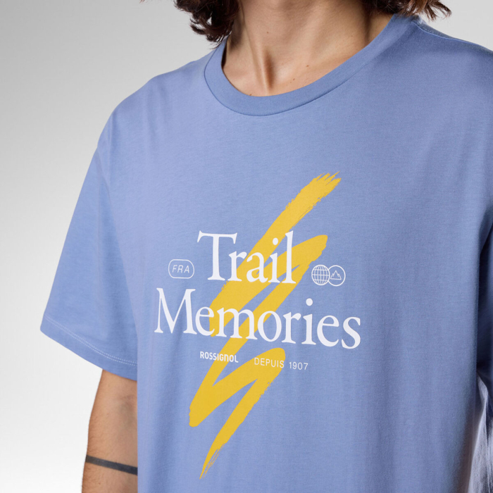 Tricou barbati Rossignol M GRAPHIC WATERFALL - Stonewash [2]