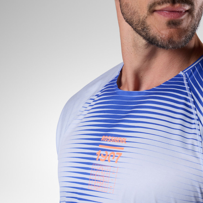 Tricou barbati Rossignol M SAPA ULTRA - Dazzle Blue Line Fogg [7]
