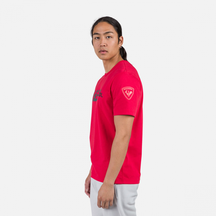 Tricou barbati Rossignol NEW HERO GRAPHIC Sports red [4]