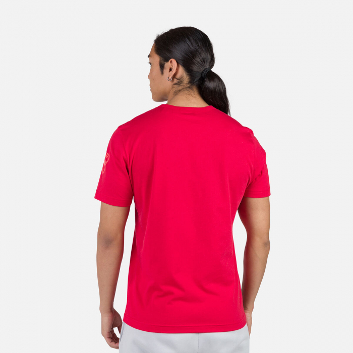 Tricou barbati Rossignol NEW HERO GRAPHIC Sports red [3]