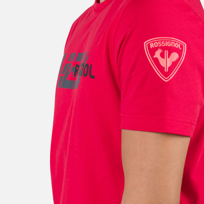 Tricou barbati Rossignol NEW HERO GRAPHIC Sports red [5]