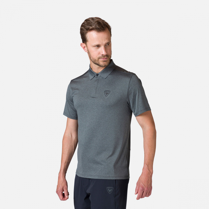 Tricou barbati Rossignol SLUB POLO - Onyx grey [4]