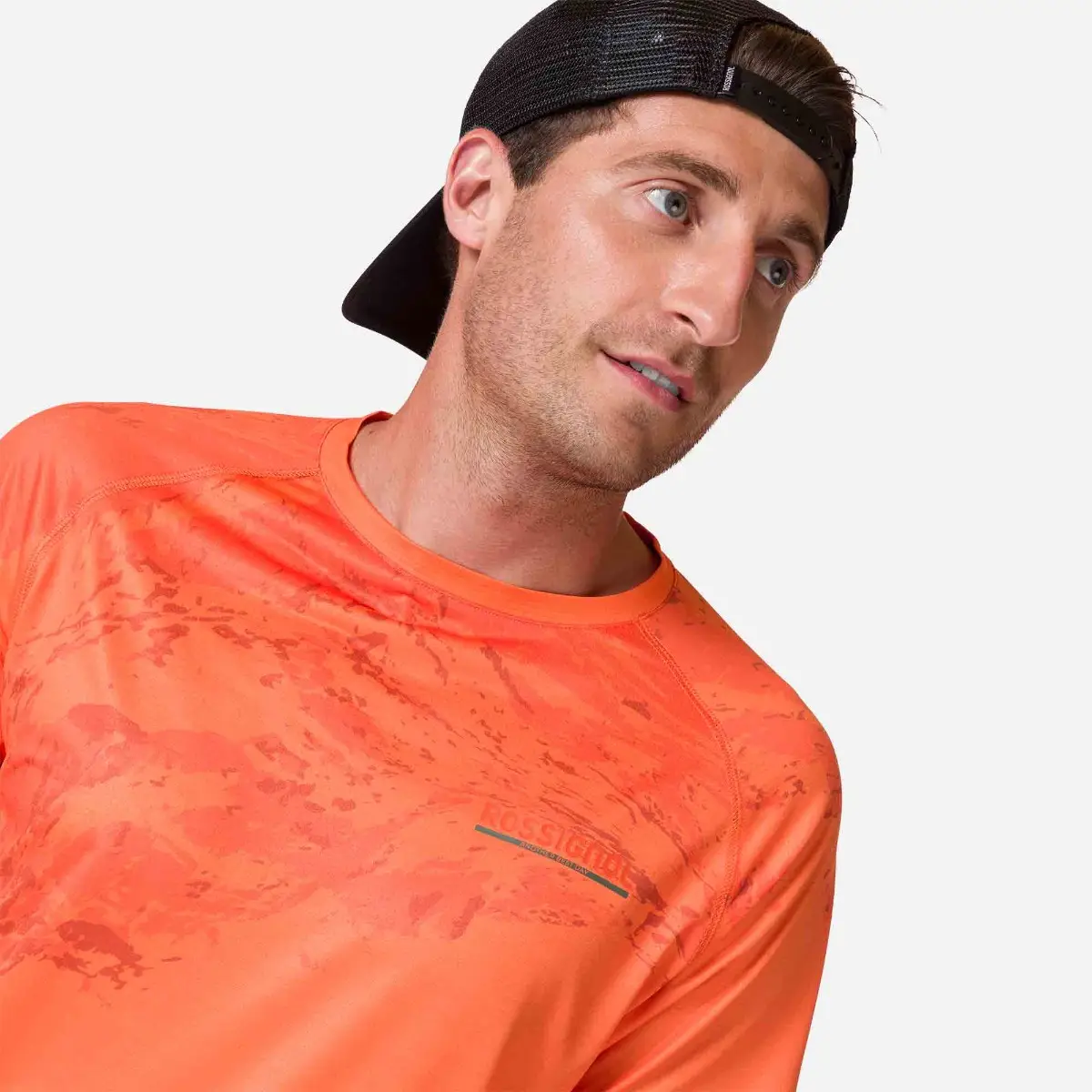 Tricou barbati Rossignol SKPR LIGHT Clementine orange [4]