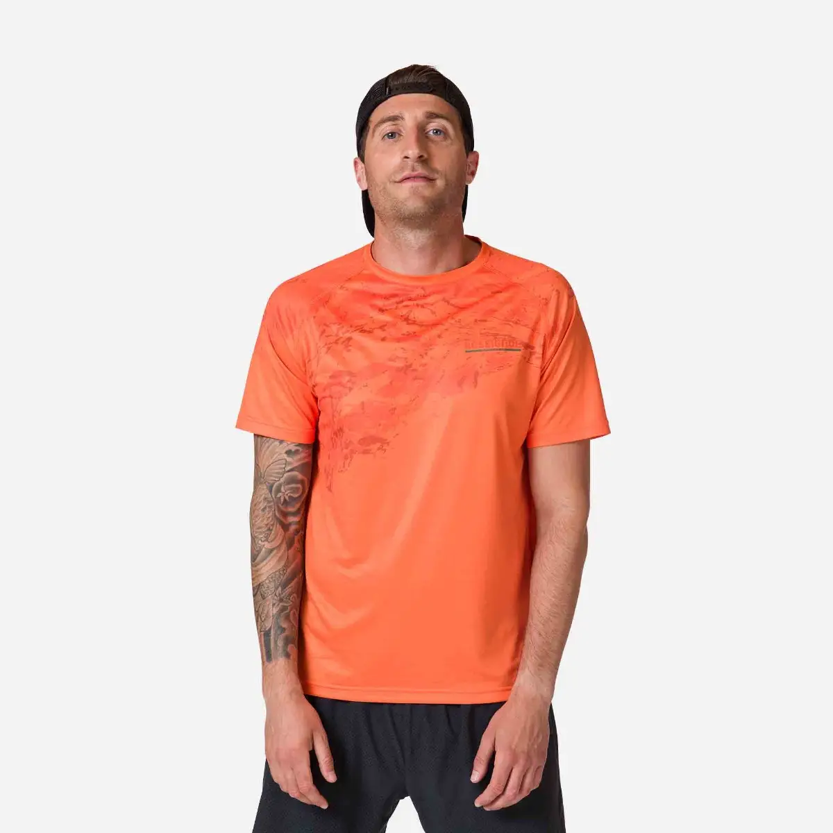Tricou barbati Rossignol SKPR LIGHT Clementine orange [1]