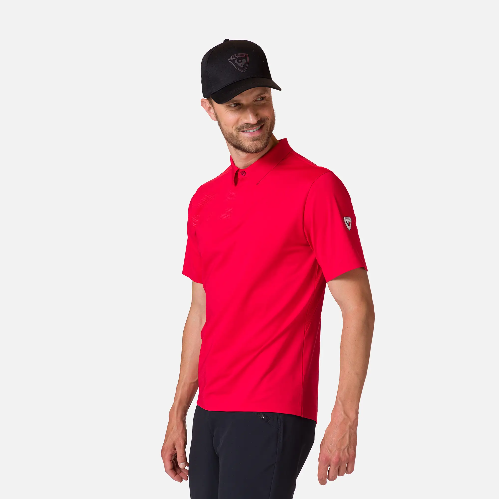Tricou barbati Rossignol SKPR TECH POLO Sports red [3]