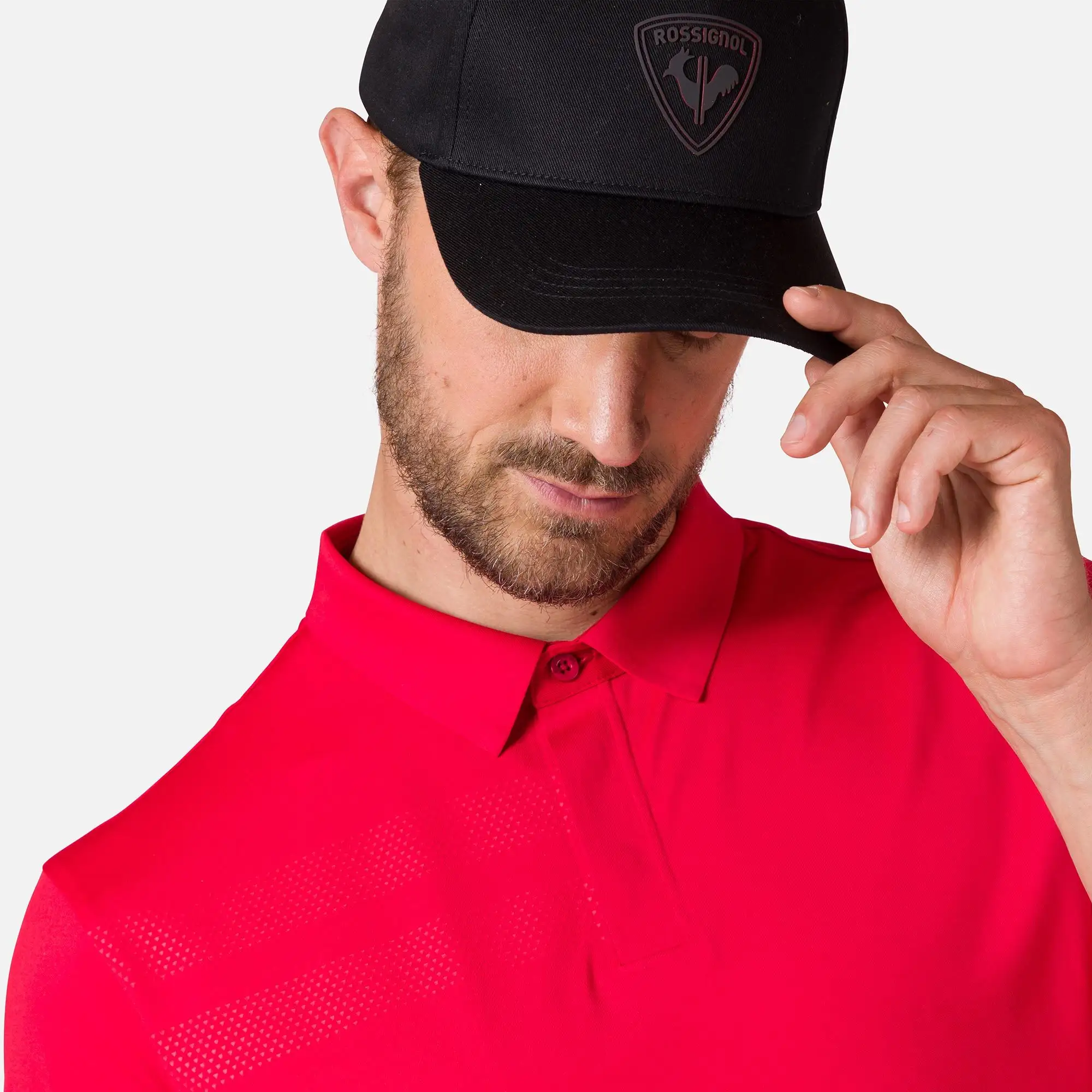 Tricou barbati Rossignol SKPR TECH POLO Sports red [5]
