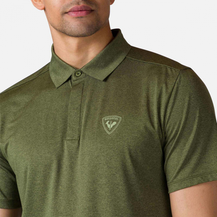 Tricou barbati Rossignol SLUB POLO - Dark pickle [5]