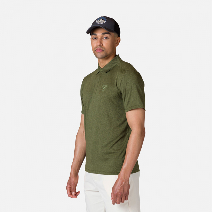 Tricou barbati Rossignol SLUB POLO - Dark pickle [4]
