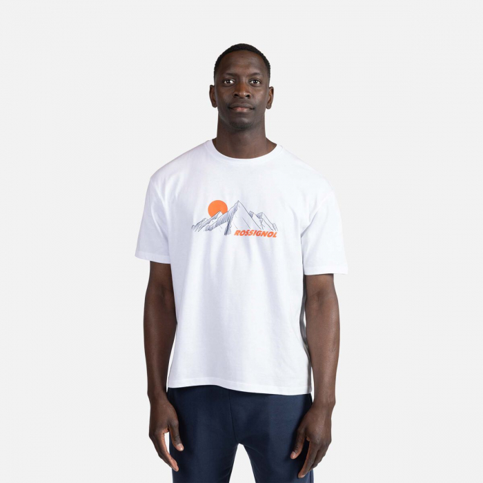 Tricou barbati Rossignol WATERFALL - White [1]