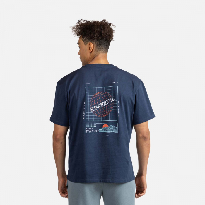 Tricou barbati Rossignol WATERFALL - Dark navy [3]