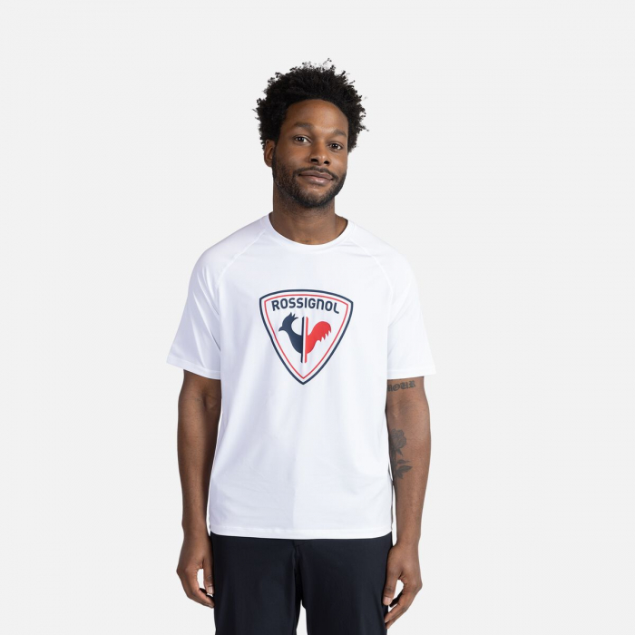 Tricou barbati Rossignol WESTWEG SHIELD - White [1]