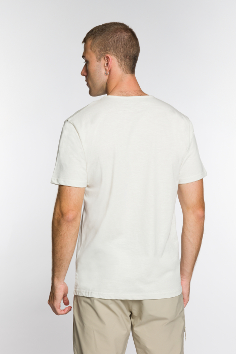 Tricou barbati Trangoworld SAMOA White Onyx [2]
