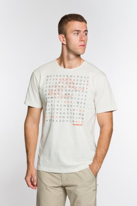 Tricou barbati Trangoworld SAMOA White Onyx [1]