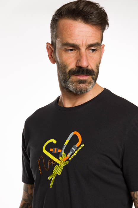 Tricou barbati Trangoworld LEDNOCK Caviar [2]