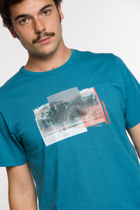 Tricou barbati Trangoworld MACKAY-Larkspur [4]