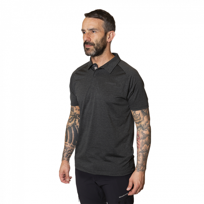 Tricou barbati Trangoworld POLO GORDON - Dark shadow [2]