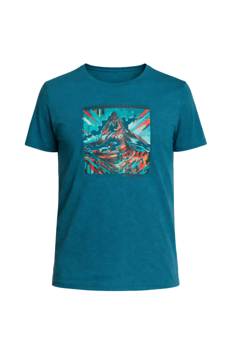 Tricou barbati Trangoworld WARNICK- Blue Coral [3]