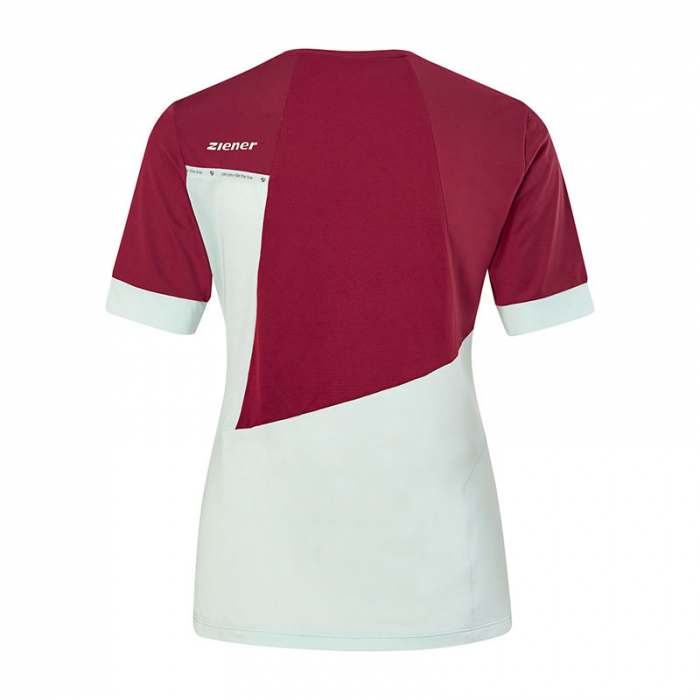 Tricou bike dama Ziener NEVINA Sangria red [2]
