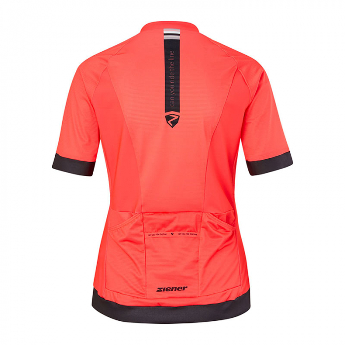 Tricou bike dama Ziener NARIA Signal peach [2]