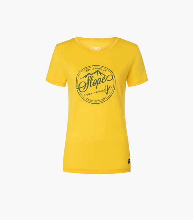 Tricou dama cu merino SN-SUPERNATURAL - W SLOPES - Illuminating/Willow Brough [1]