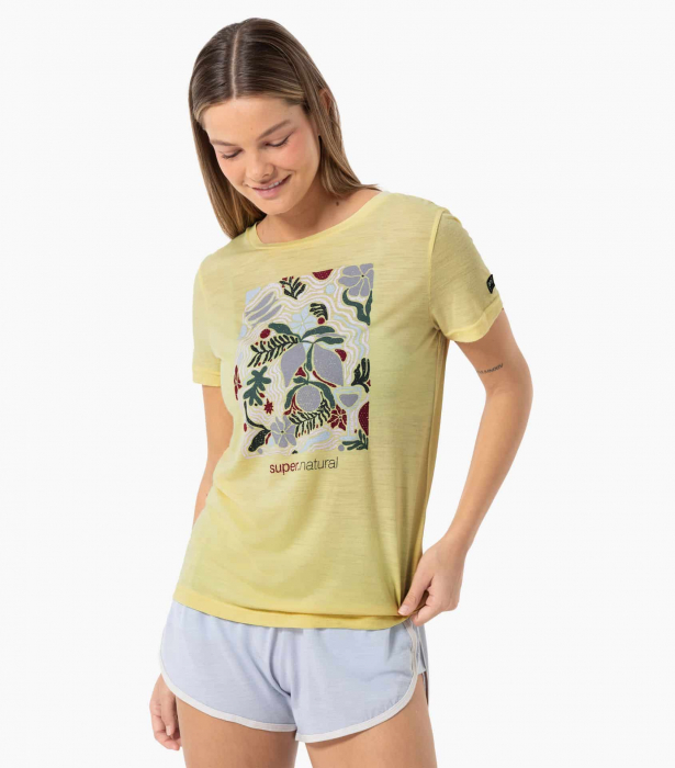 Tricou dama merino SN-SUPERNATURAL - W DOLCE VITA - Icy Ice/Various [2]