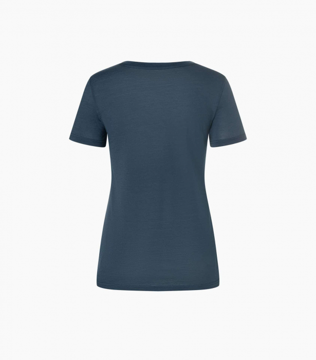 Tricou dama merino SN-SUPERNATURAL - W SEA LA VIE - Blueberry/Various [3]
