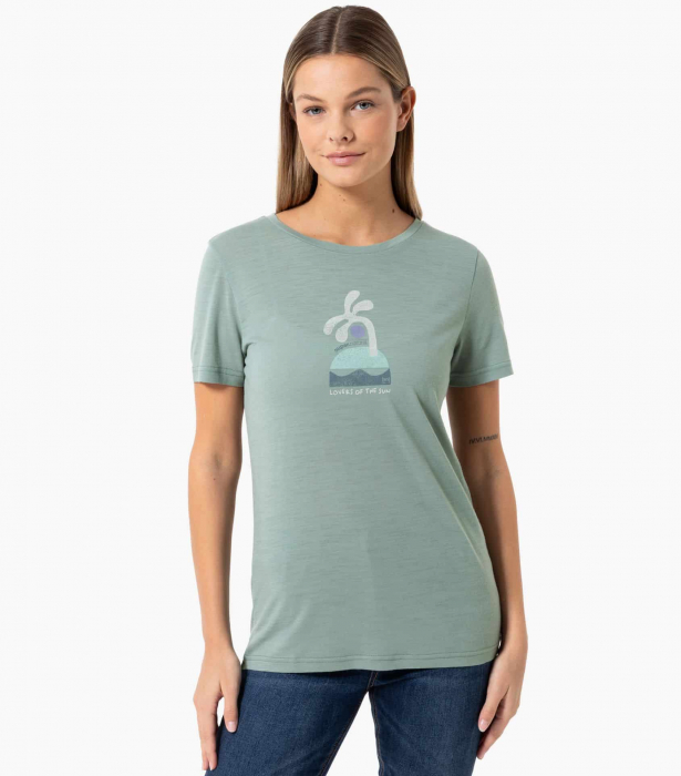 Tricou dama merino SN-SUPERNATURAL - W LITTLE HEARTWOOD - Sangria/Orchid Ice [1]