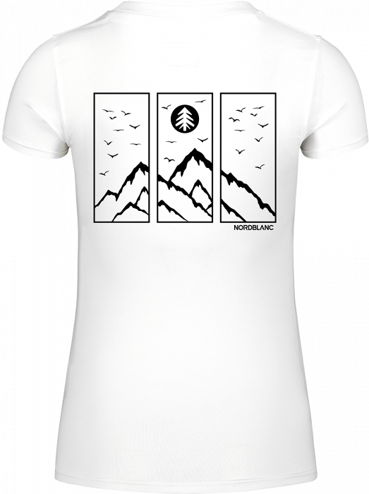 Tricou Dama Nordblanc WINDOWS White [2]