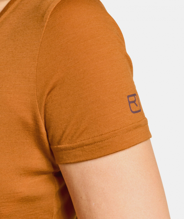 Tricou dama Ortovox 120 COOL TEC LEAF LOGO TS - sly fox [3]