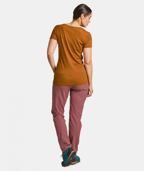 Tricou dama Ortovox 120 COOL TEC LEAF LOGO TS - sly fox [5]