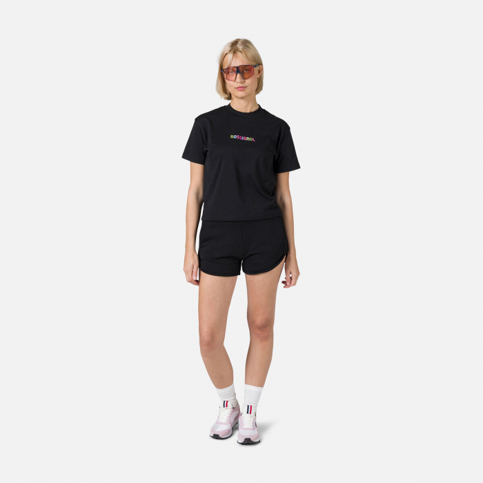 Tricou dama Rossignol W EMBROIDERY - Black [2]