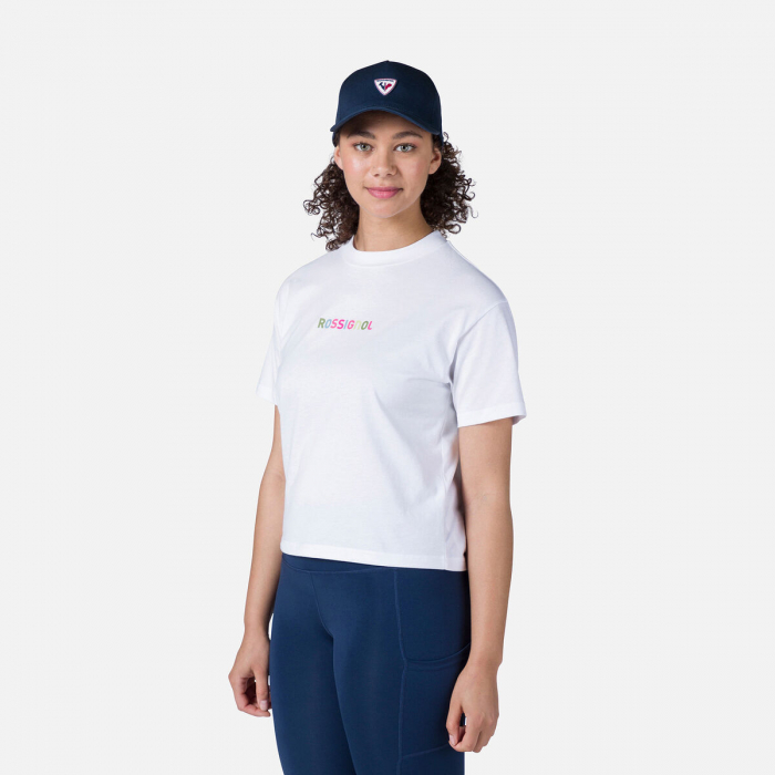 Tricou dama Rossignol W EMBROIDERY - White [4]