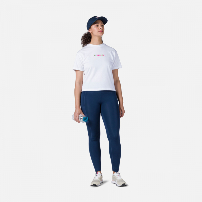 Tricou dama Rossignol W EMBROIDERY - White [2]