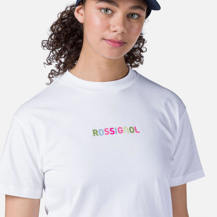Tricou dama Rossignol W EMBROIDERY - White [5]
