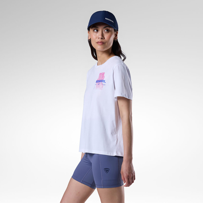 Tricou dama Rossignol W GRAPHIC WATERFALL - White [3]