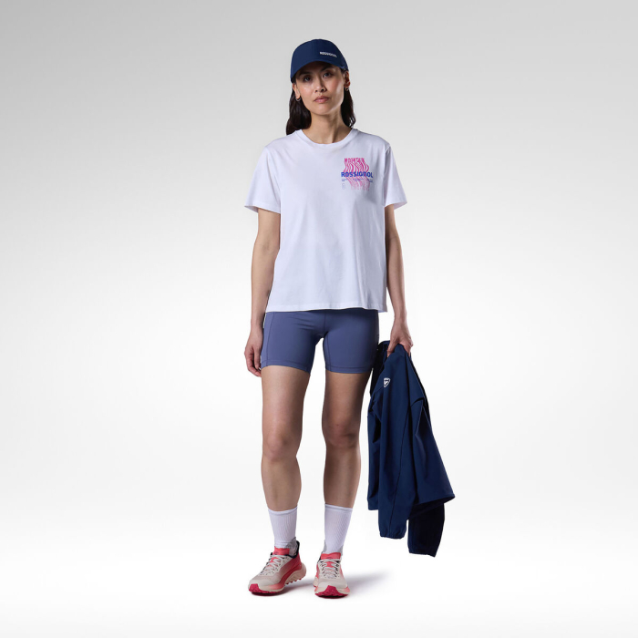 Tricou dama Rossignol W GRAPHIC WATERFALL - White [5]