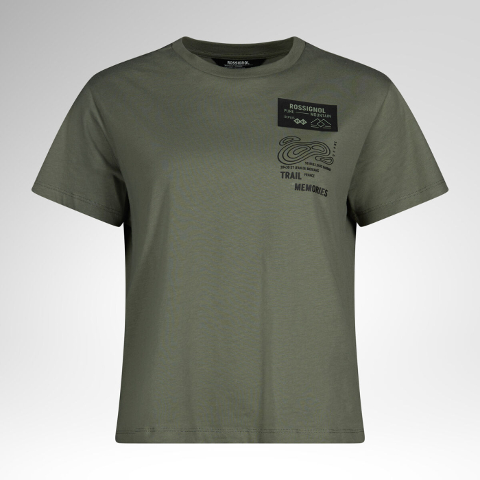 Tricou dama Rossignol W GRAPHIC WATERFALL - Laurel Wreath [5]