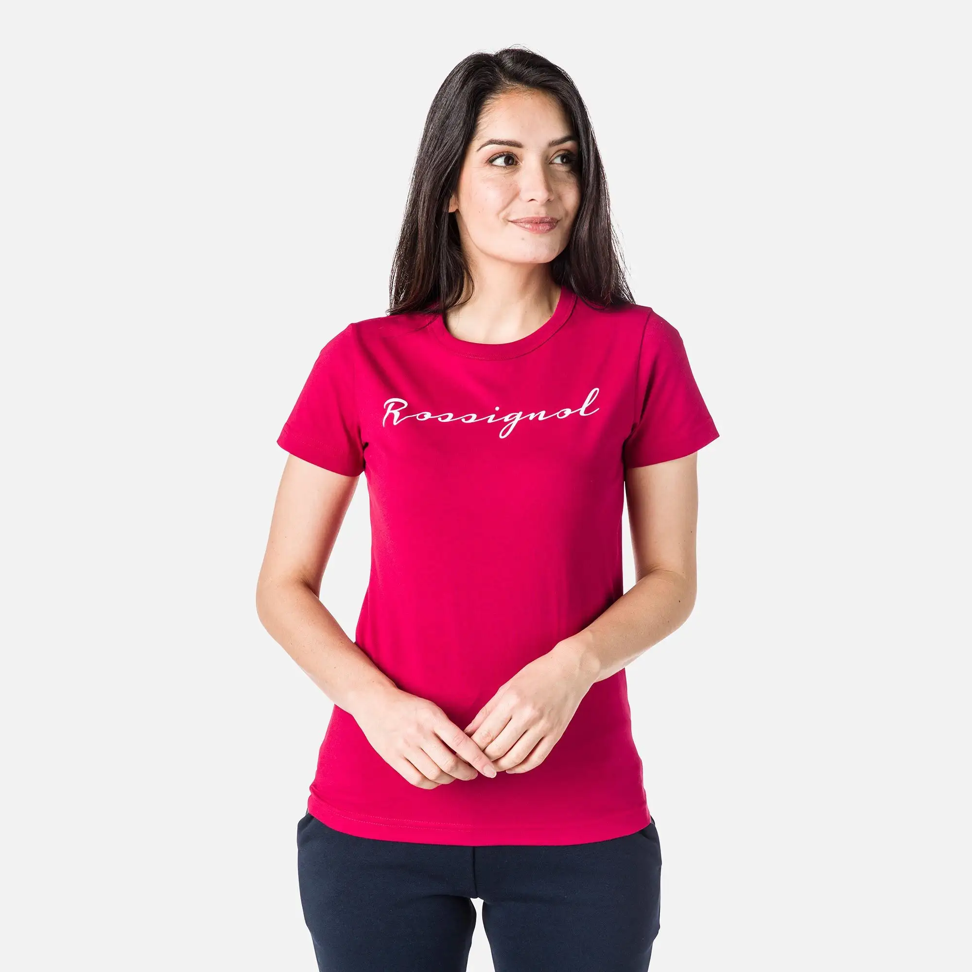 Tricou dama Rossignol W LOGO ROSSI TEE Cherry [2]