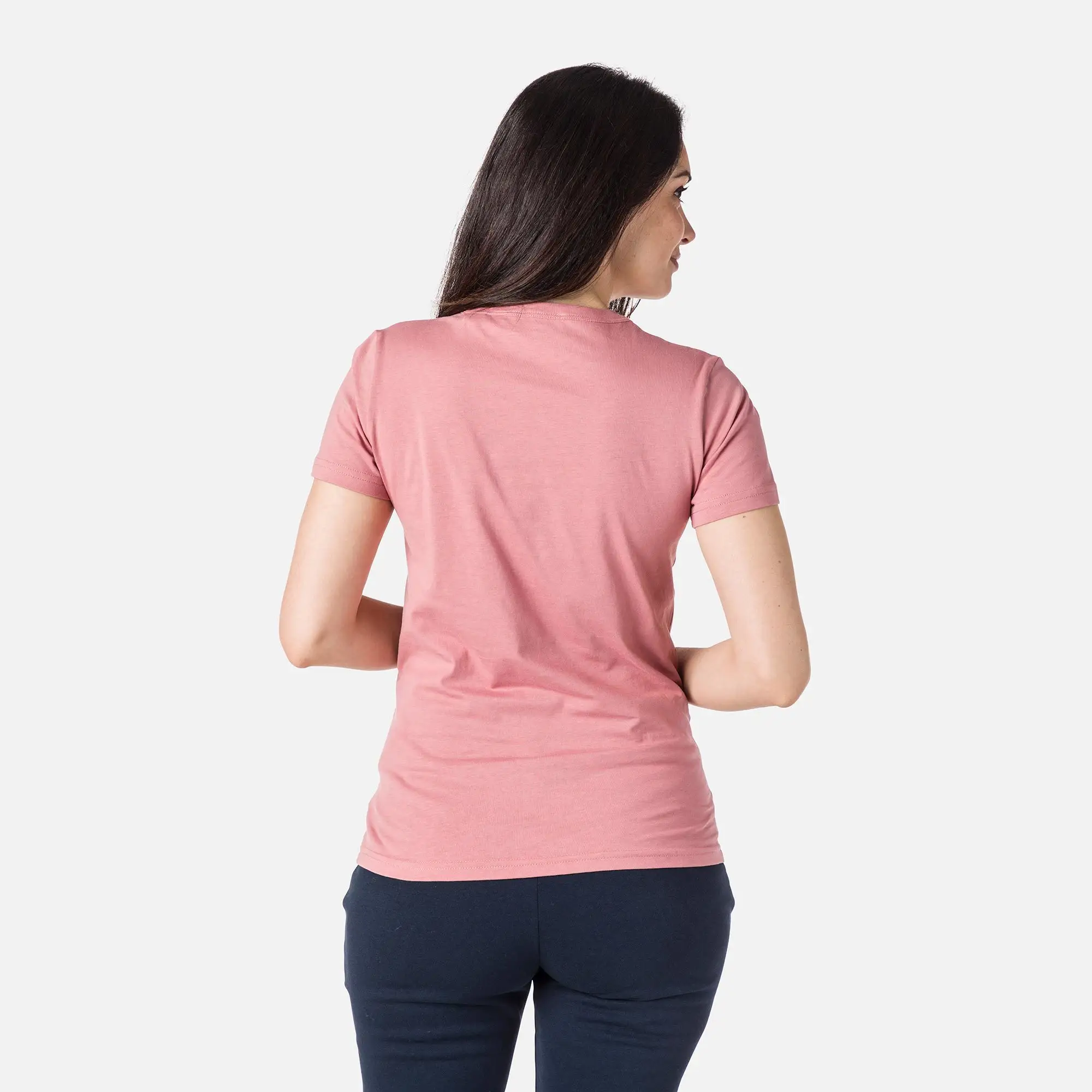 Tricou dama Rossignol W LOGO ROSSI TEE Wallop rose [2]