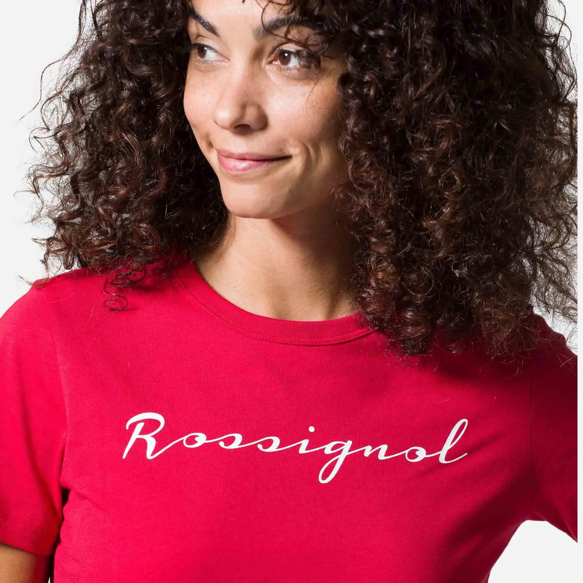 Tricou dama Rossignol W LOGO ROSSI TEE Carmin [3]