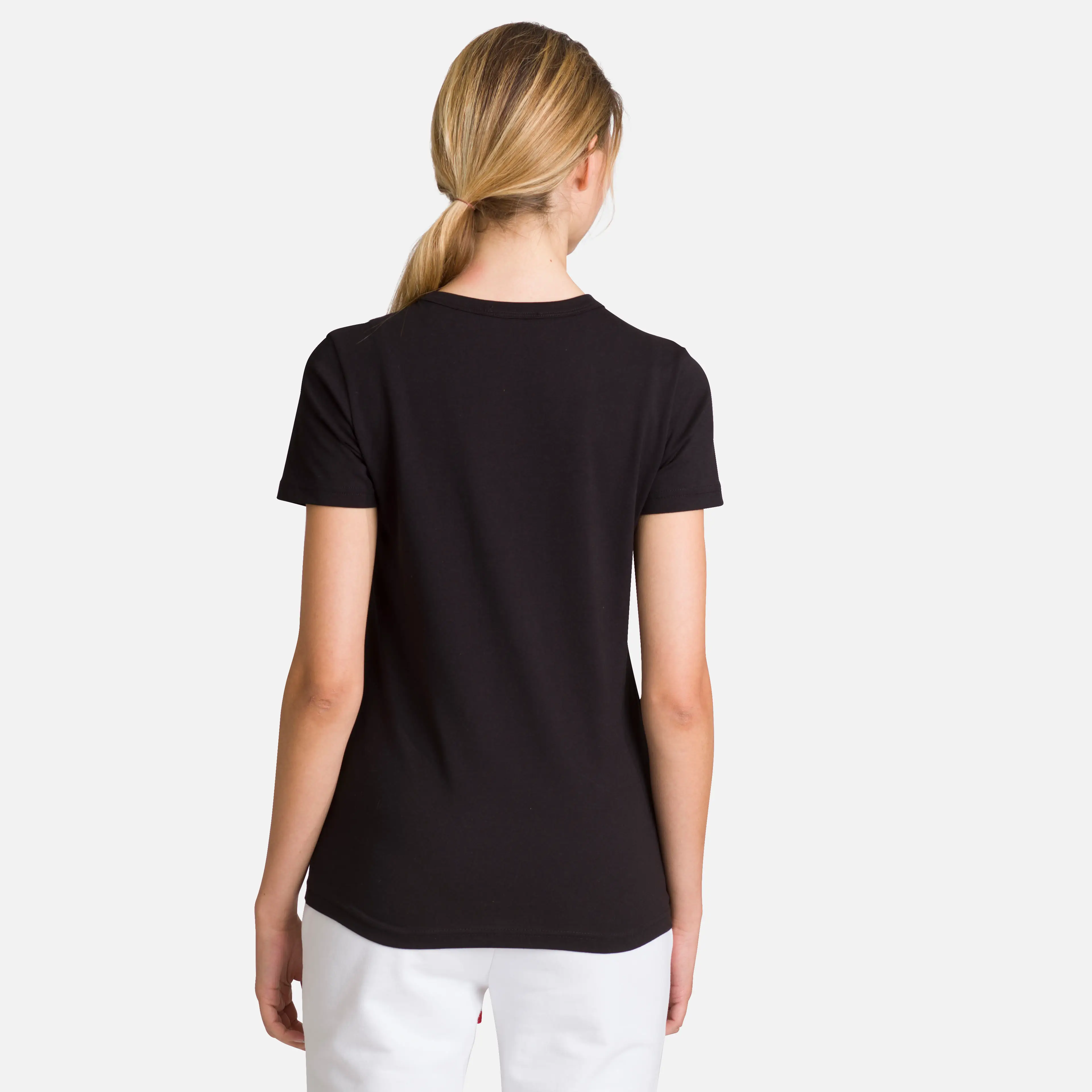 Tricou dama Rossignol W LOGO ROSSI TEE Black [2]