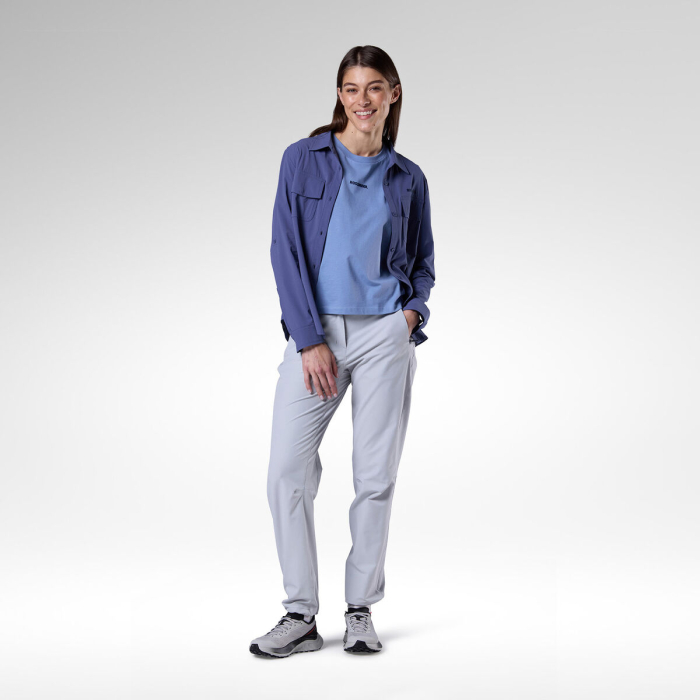 Tricou dama Rossignol W PIQUE - Stonewash [4]