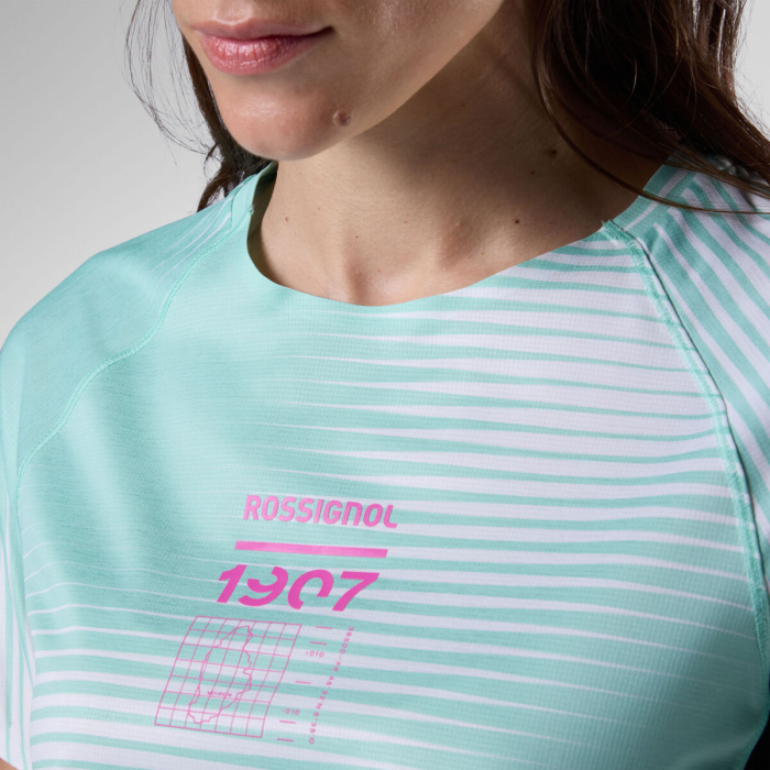 Tricou dama Rossignol W SAPA ULTRA - White Line Fogg [2]