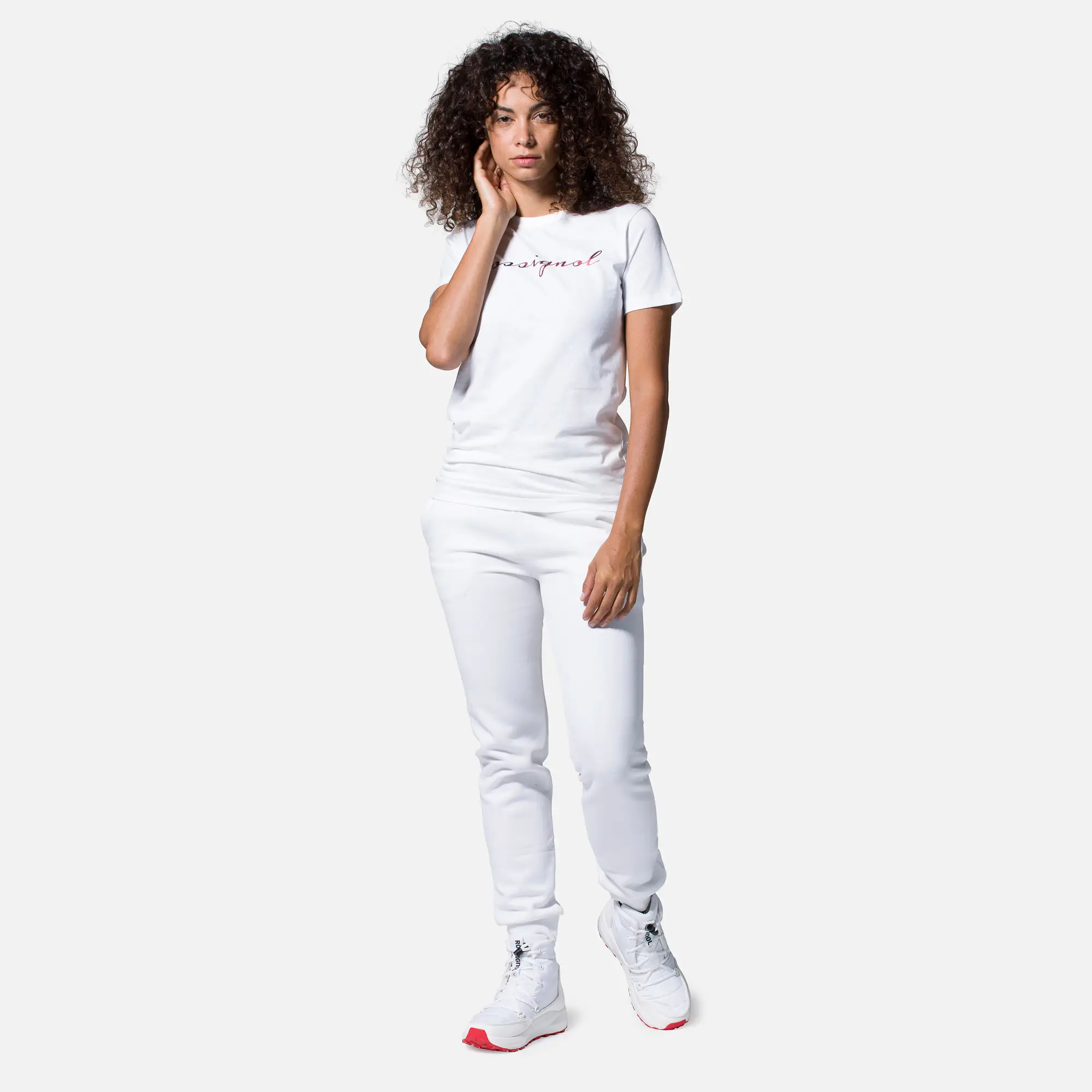 Tricou dama Rossignol W LOGO ROSSI TEE White [4]