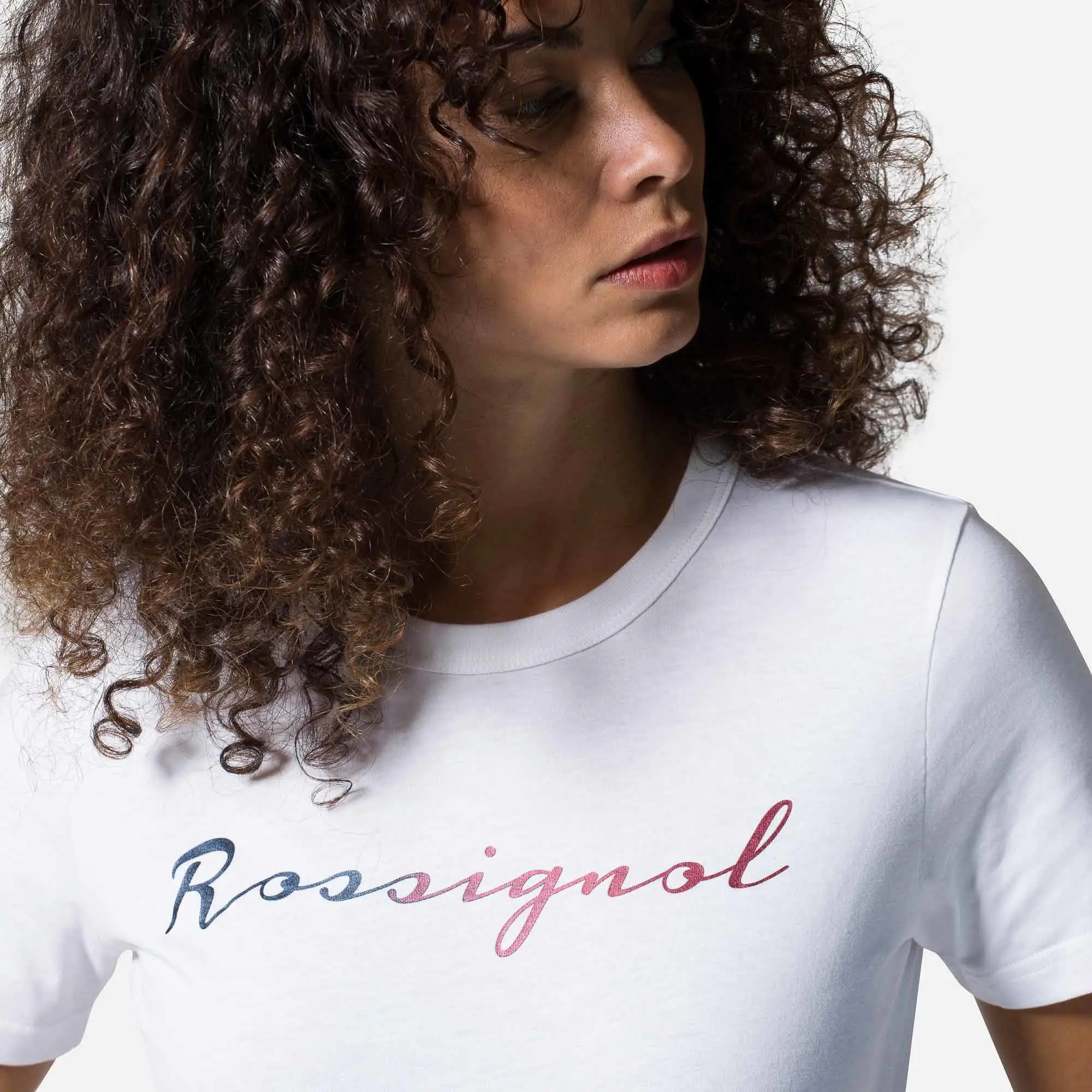 Tricou dama Rossignol W LOGO ROSSI TEE White [3]