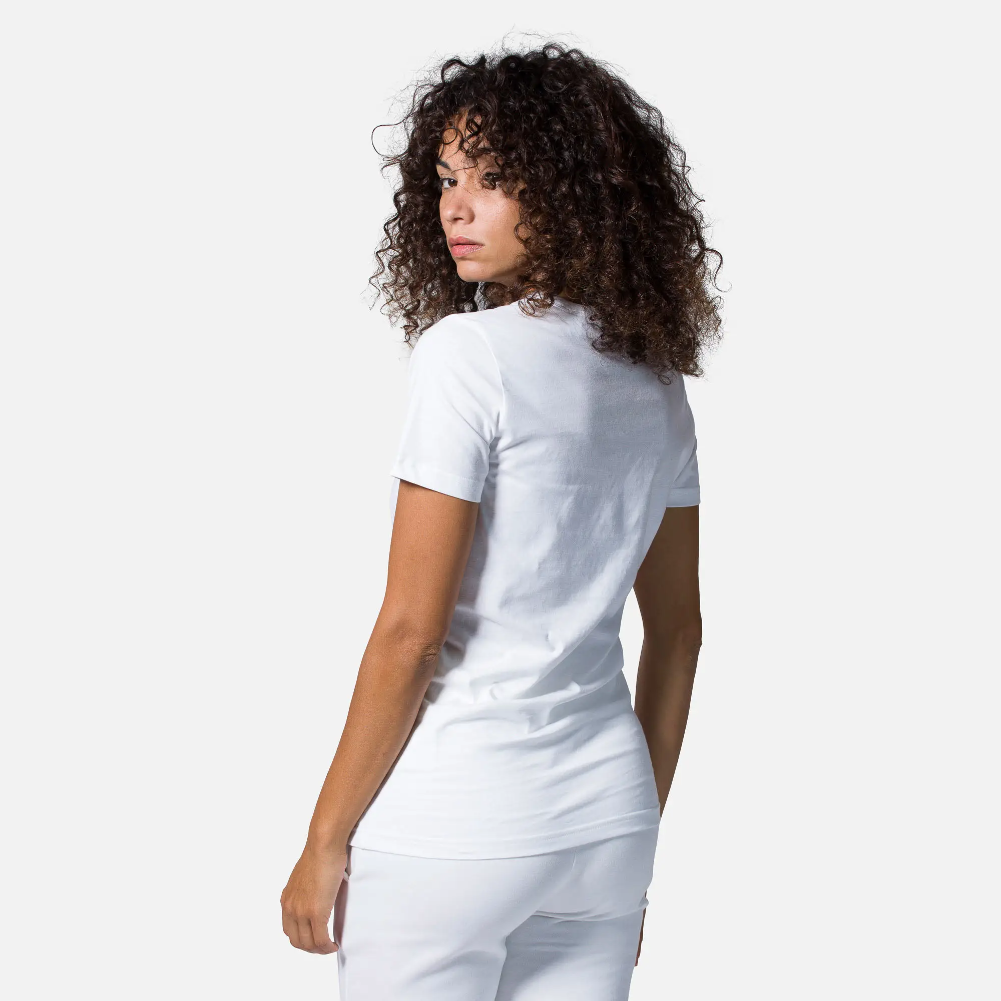 Tricou dama Rossignol W LOGO ROSSI TEE White [2]