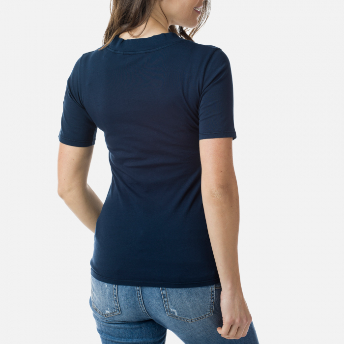 Tricou dama Rossignol W V-TEE Dark navy [2]